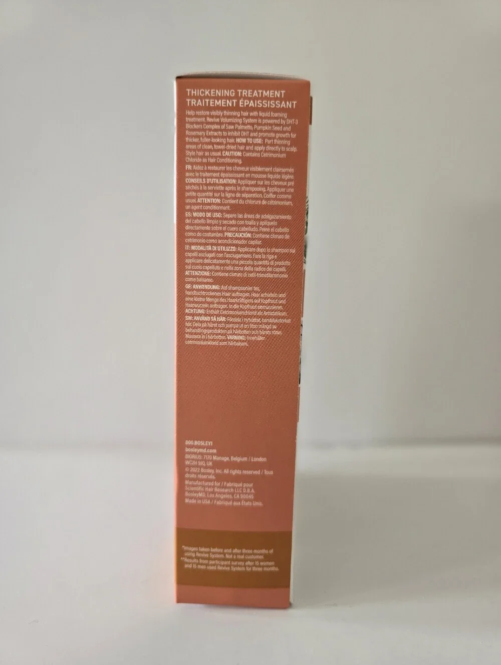 Bosley MD Revive Volumizing System, Shampoo, Conditioner, Treatment